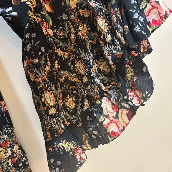 Camilla silk A Line Frill Dress - Picture 5 of 5